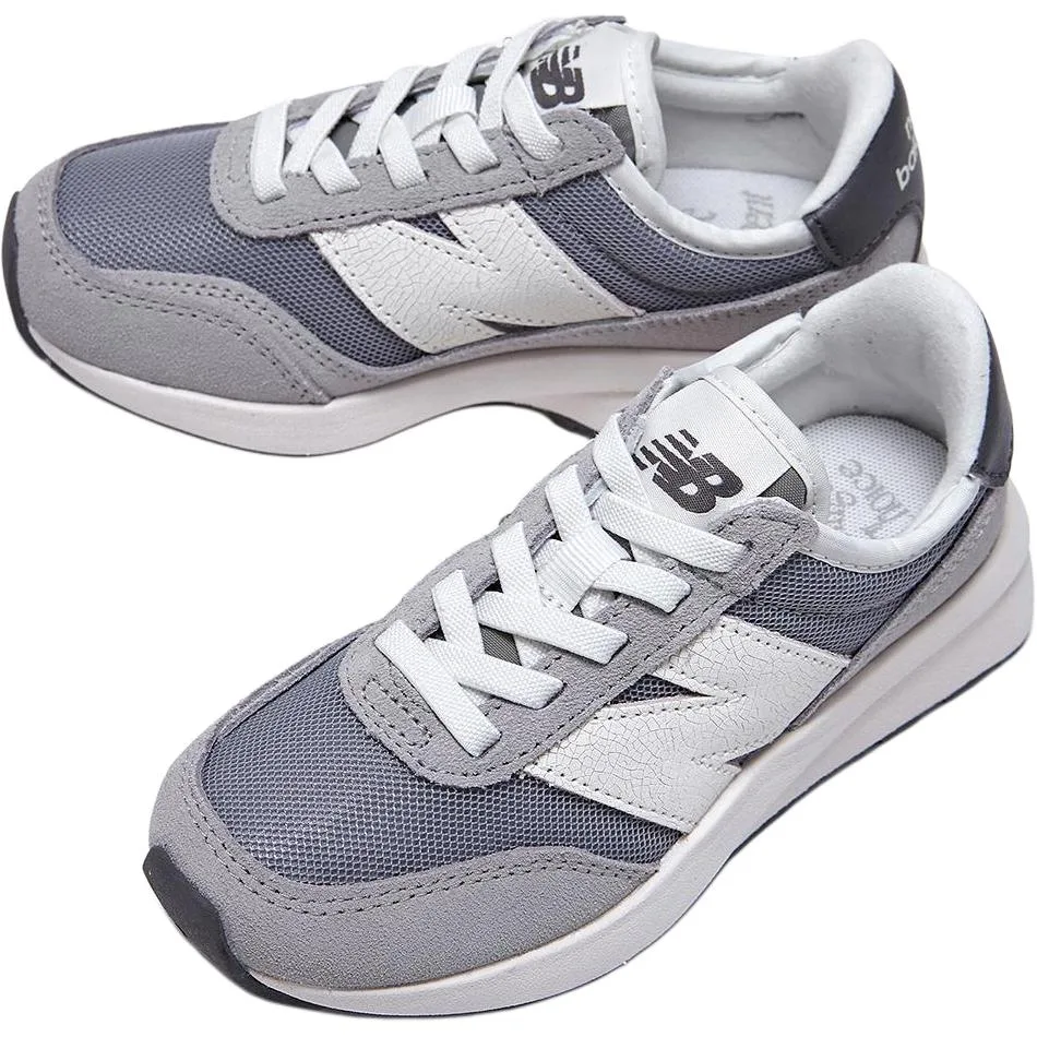 New Balance 370 Low top детские кроссовки для бега серые — фото 4