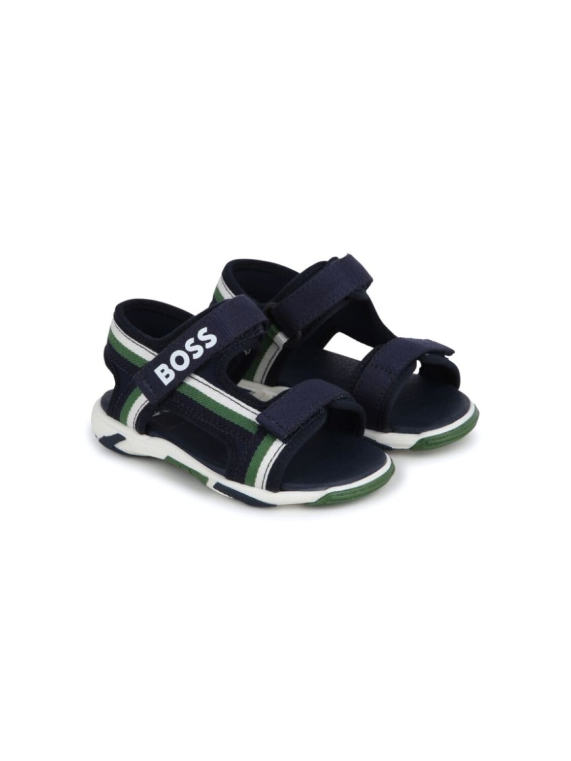 

Сандалии с логотипом BOSS Kidswear, синий