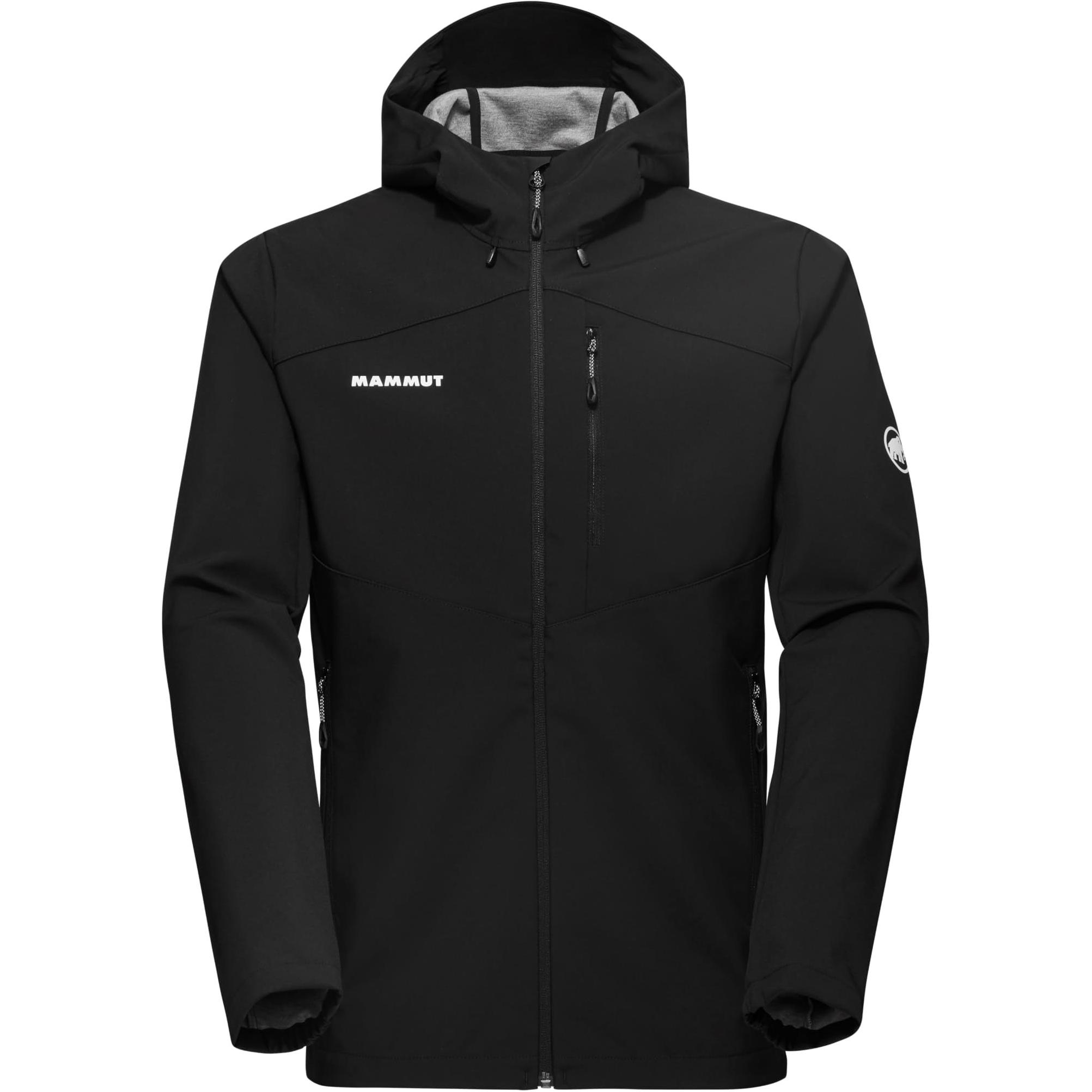 

MAMMUT Мужская куртка с капюшоном, Black