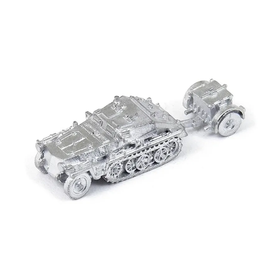 

SdKfz 252 с прицепом для боеприпасов, WWII Micro Armour - Germany - Halftracks (1:285)