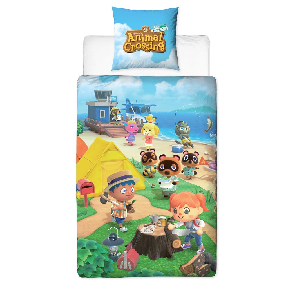 

Постельное белье NINTENDO Animal Crossing New Horizons 80x80+135x200 см - 100% хлопок