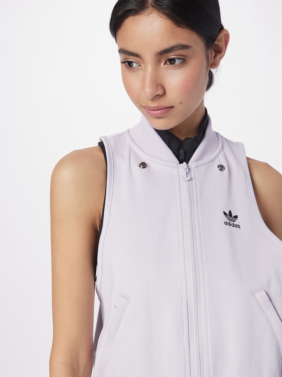 Толстовка с капюшоном на молнии ADIDAS ORIGINALS Always Original Sst, пастельно-фиолетовый — фото 3