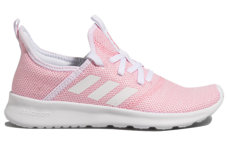

Кроссовки женские Cloudfoam Pure Running Low-top розовые/белые Adidas