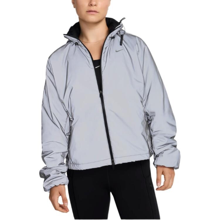 

Куртка Therma-FIT женская серебряный Nike, серебряный