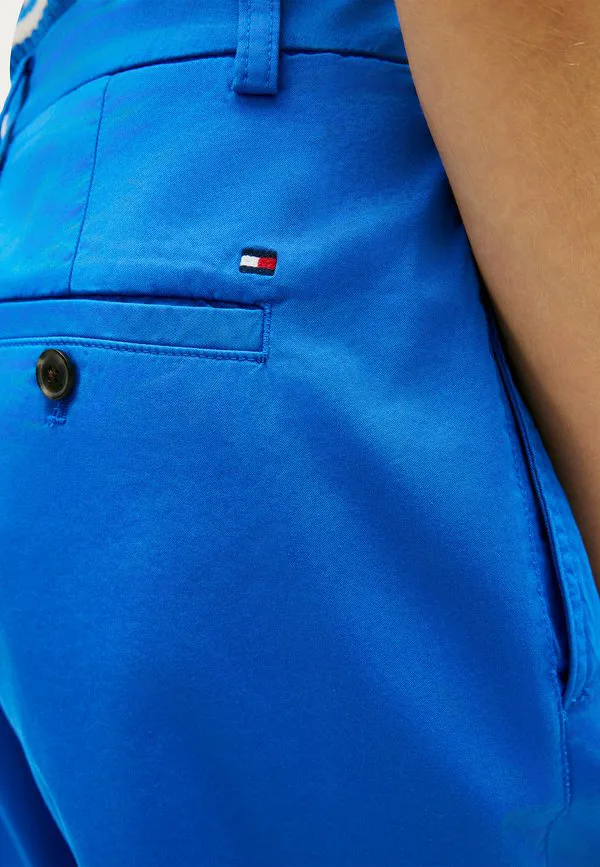 Выстиранные узкие прямые брюки-чиносы Tommy Hilfiger, Blue Orbit — фото 4