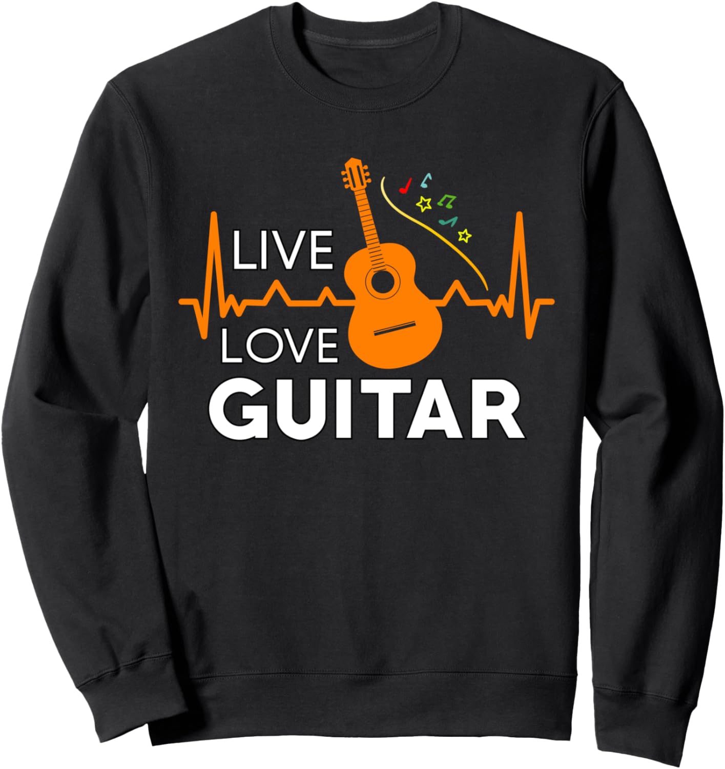 

Футболка Heartbeat Guitar Guitarist Frequency Musicians, черная (black 19-3911tcx) Guitar T-Shirt