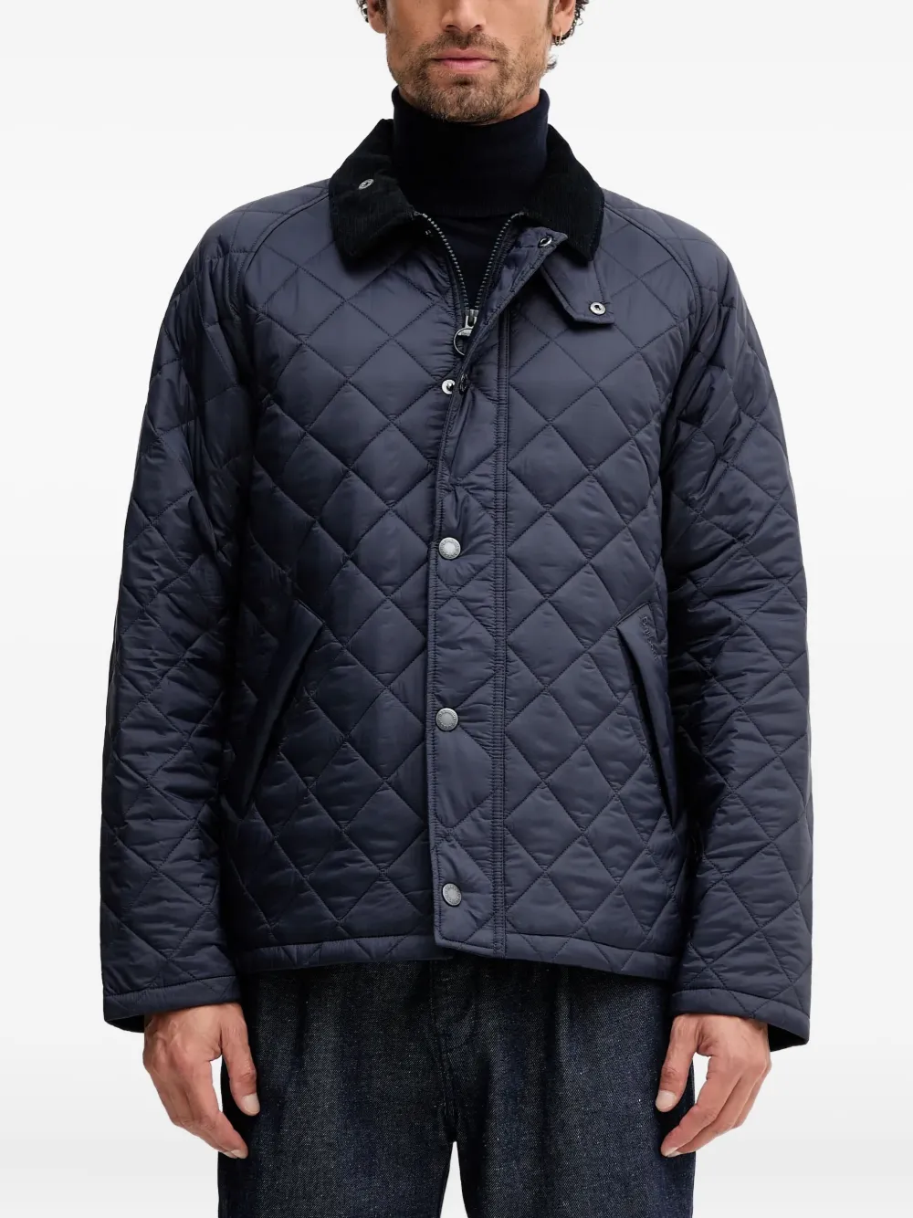 

Стёганая куртка Barbour, синий
