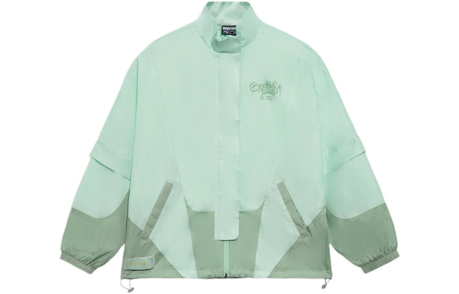 

Badfive Тренчкот женский Water Waves зеленый Lining