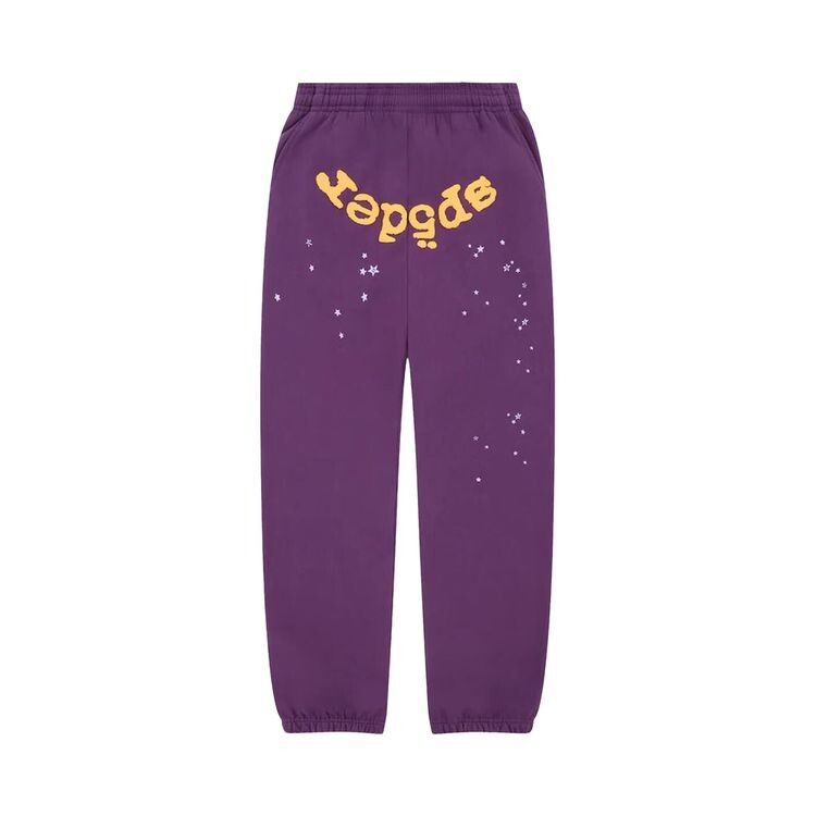 

Спортивные брюки Sp5der Star OG Web V2 Sweatpant Purple, фиолетовый
