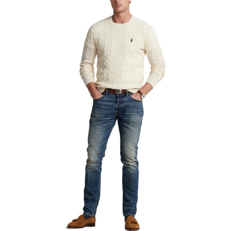 Polo Ralph Lauren Cashmere Sweaters Men's White — фото 4