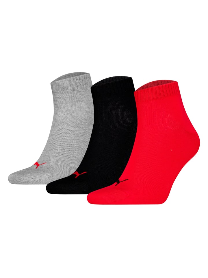 

Носки Puma, цвет schwarz/grau/rot