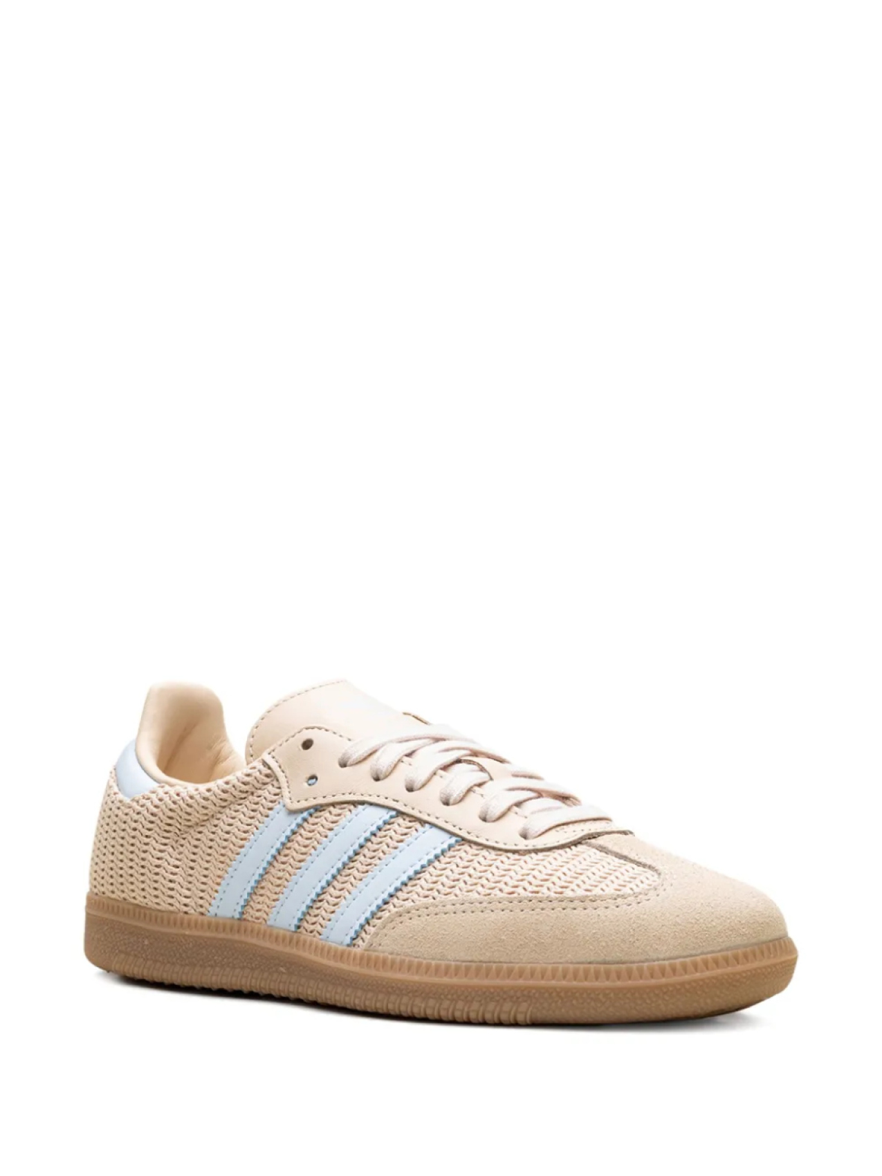 Кроссовки Adidas Samba и "Core Black/Sand Strata/Sky Tint", нейтральный — фото 2