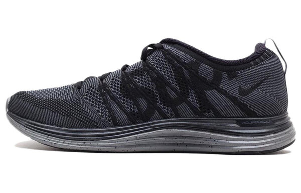Кроссовки x supreme flyknit lunar1 Nike, черный — фото 2