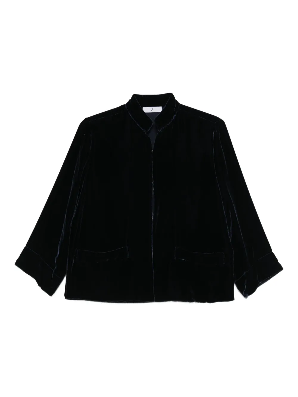 

Бархатная куртка Why Ci, синий