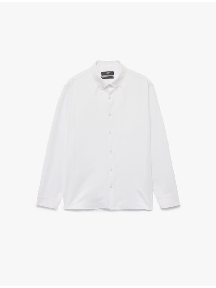 

KOTON Белые рубашки LS BSC