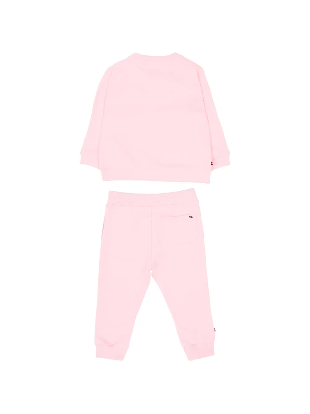 Спортивный костюм с кулиской Tommy Hilfiger Junior, розовый — фото 2