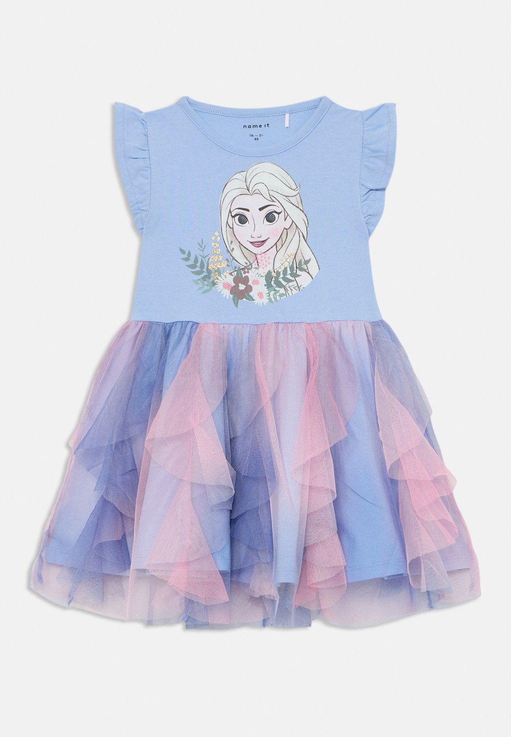 

Повседневное платье NMFABLINA FROZEN DRESS Name it, светло-голубой