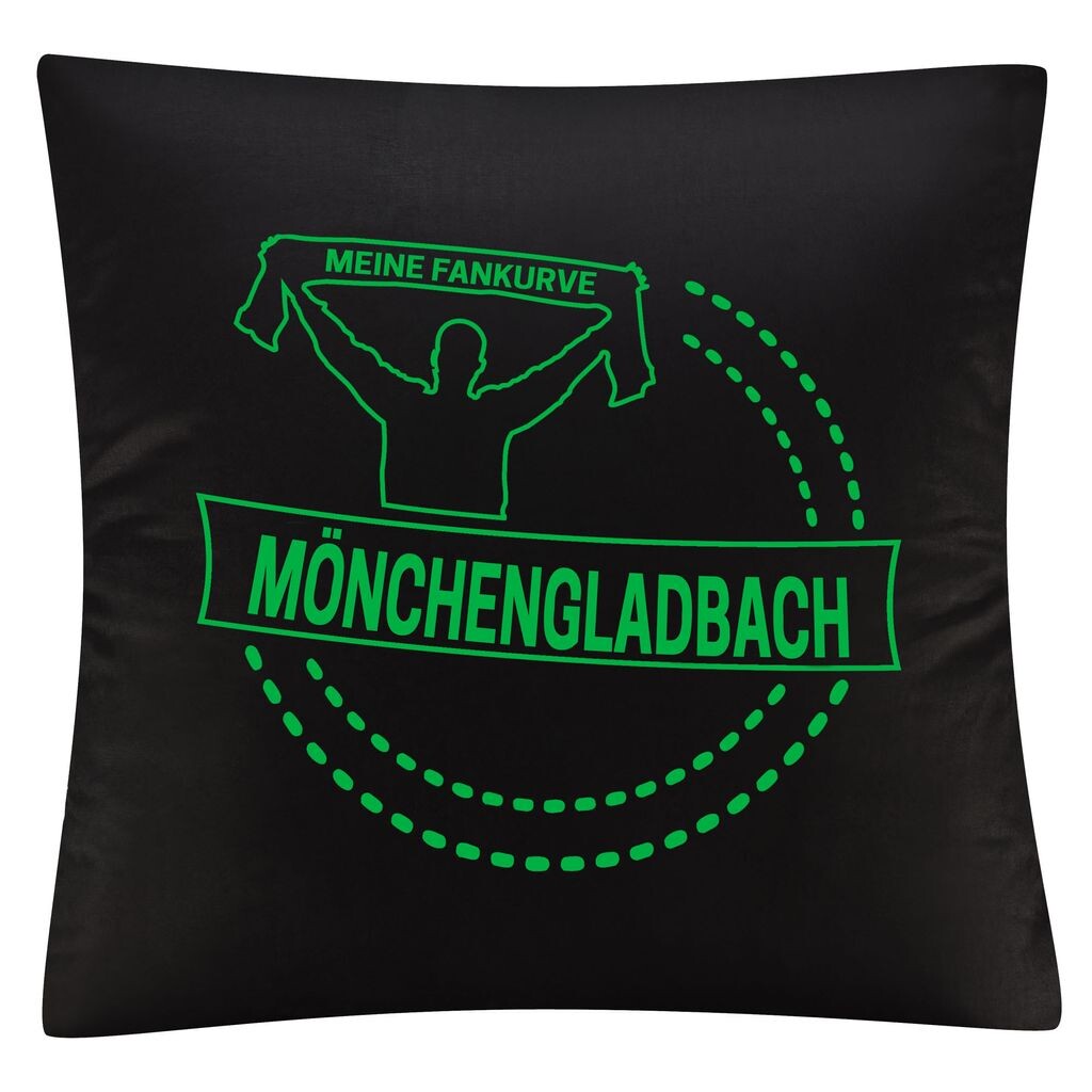 

Чехол на подушку multifanshop - Mönchengladbach - My Fan Curve, черный, размер один размер