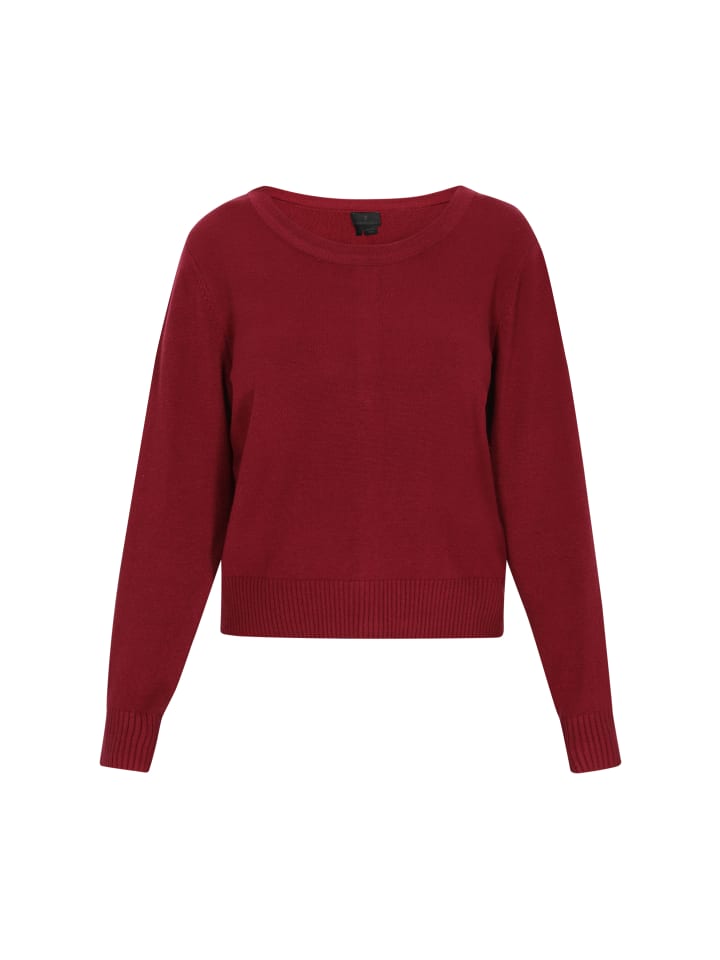 

Женский кардиган бордового цвета DreiMaster