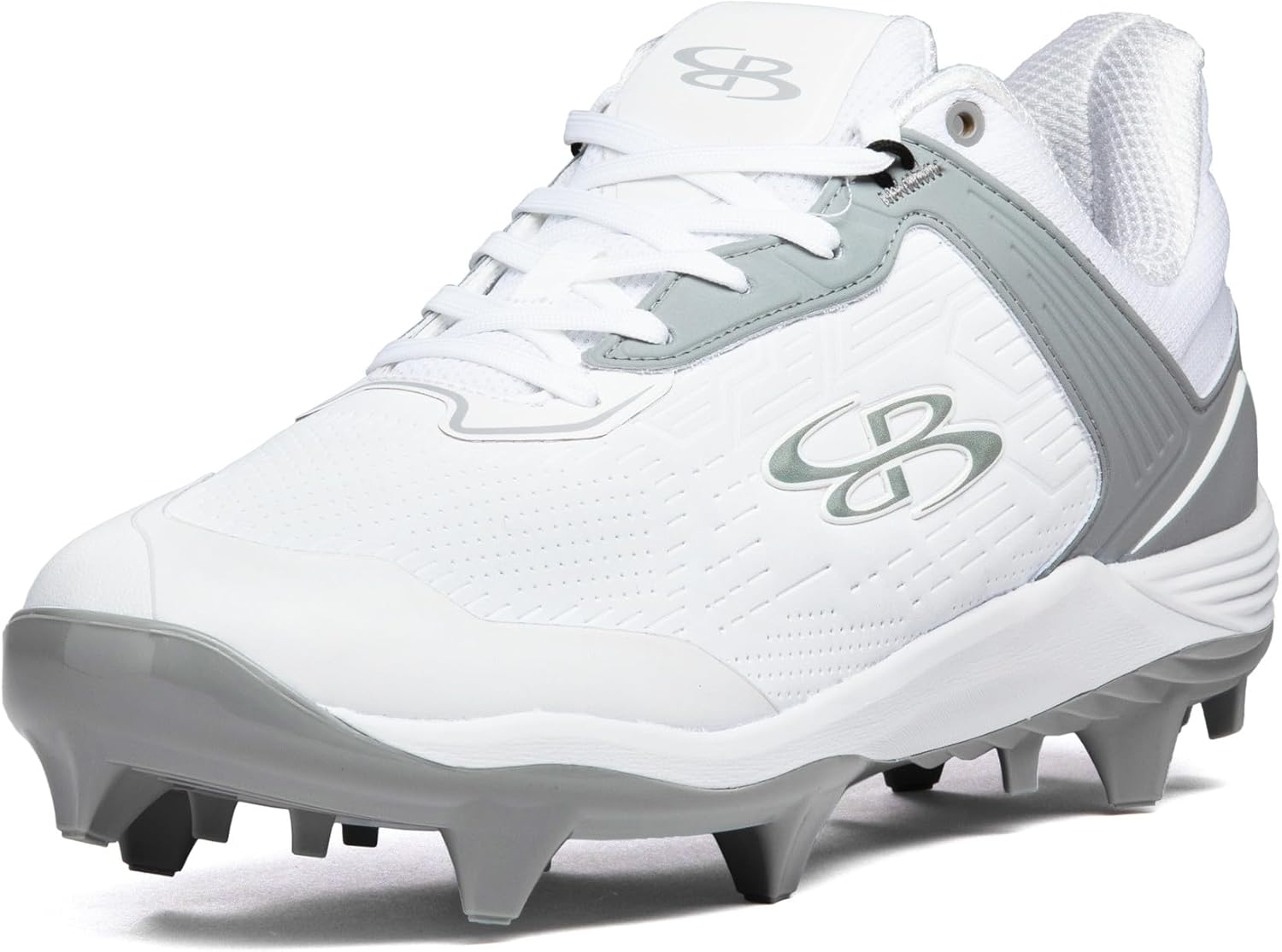 

Бутсы Boombah Viper Pro для мужчин с формованной подошвой - несколько вариантов цвета - разные размеры, белый/серый