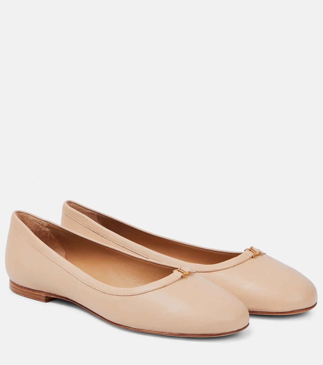 Кожаные балетки marcie Chloé, нейтральный