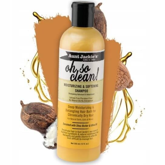 

Шампунь для волос, 355мл Aunt Jackie's, Oh So Clean Moisturizing & Softening Shampoo