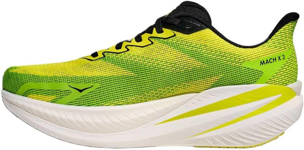 Мужские кроссовки Hoka Mach X 3, Neon Hoka Citrus/Neon Lime — фото 3