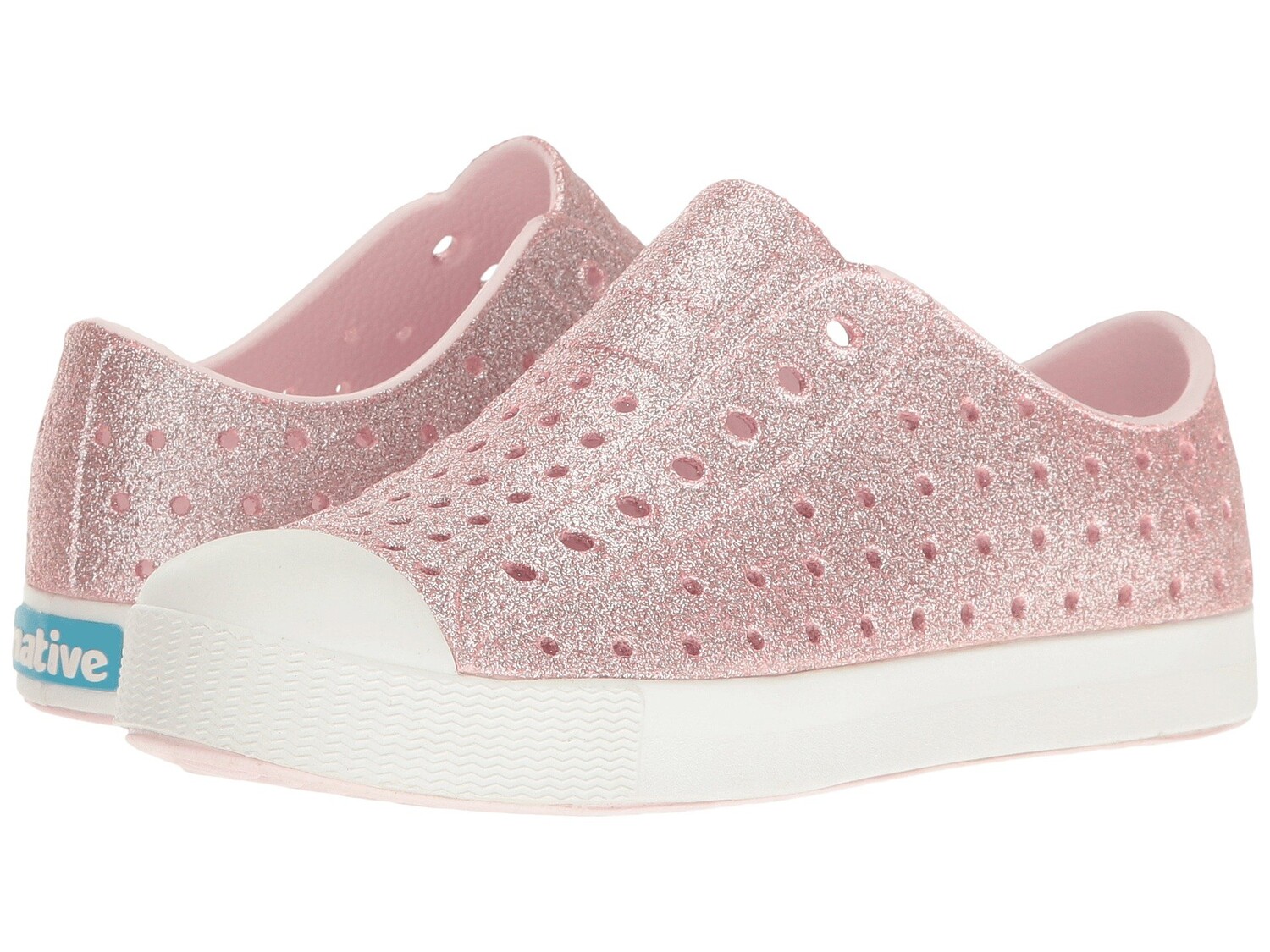 

Кроссовки Native Shoes Kids Jefferson Bling Glitter (Little Kid)