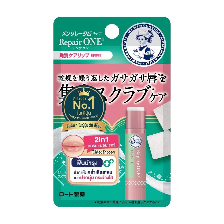 

Mentholatum Скраб для губ Lip Repair One Smooth Scrub 3,6 г, White