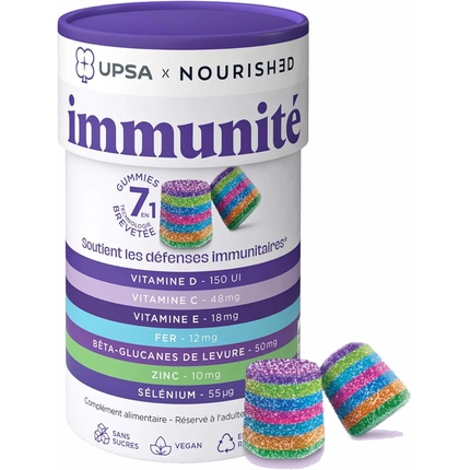 

Пищевая добавка Nourished Immunity без сахара Upsa