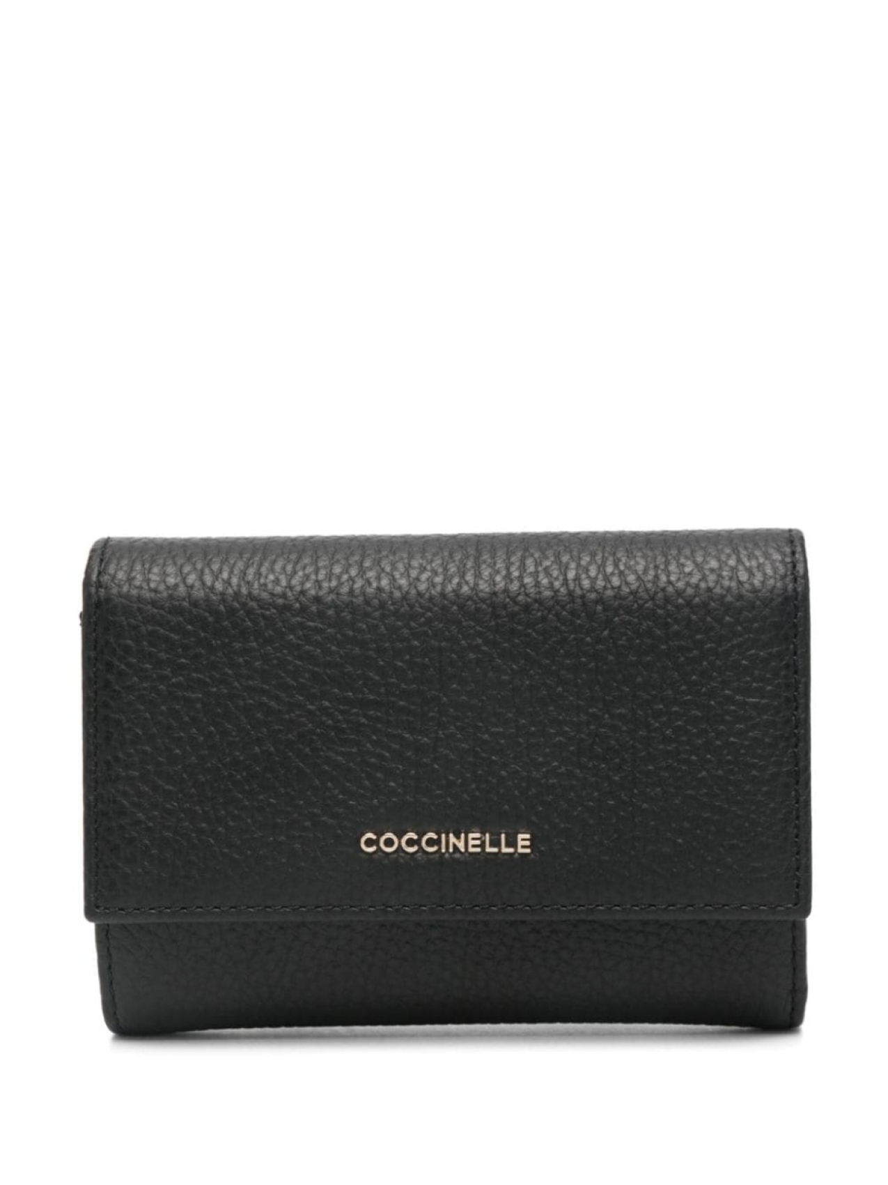 

Coccinelle кошелек Metallic Soft среднего размера, черный