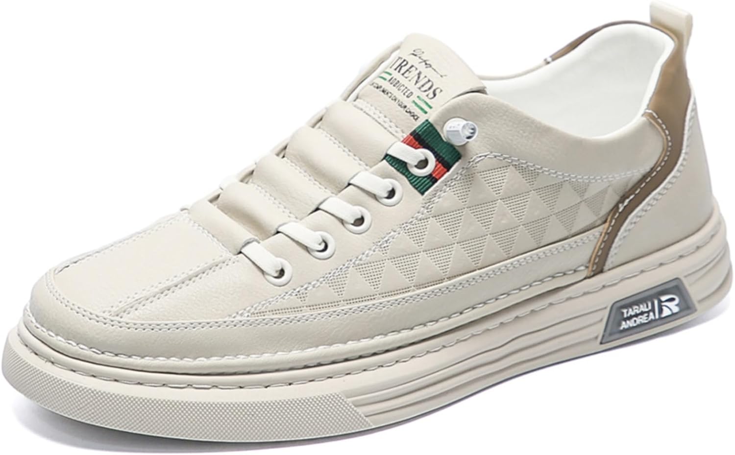 

Мужские модные слипоны: удобные, с низким верхом. Идеальны для скейтбординга, вождения и прогулок. Отлично подходят для повседневной носки Kpdwfms, бежевый