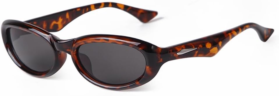 

Овальные прямоугольные солнцезащитные очки для женщин, оправа с заклепками под черепаховую панцирь, мужские солнцезащитные очки для женщин, защита от ультрафиолета UV400 HCPIHF, C2