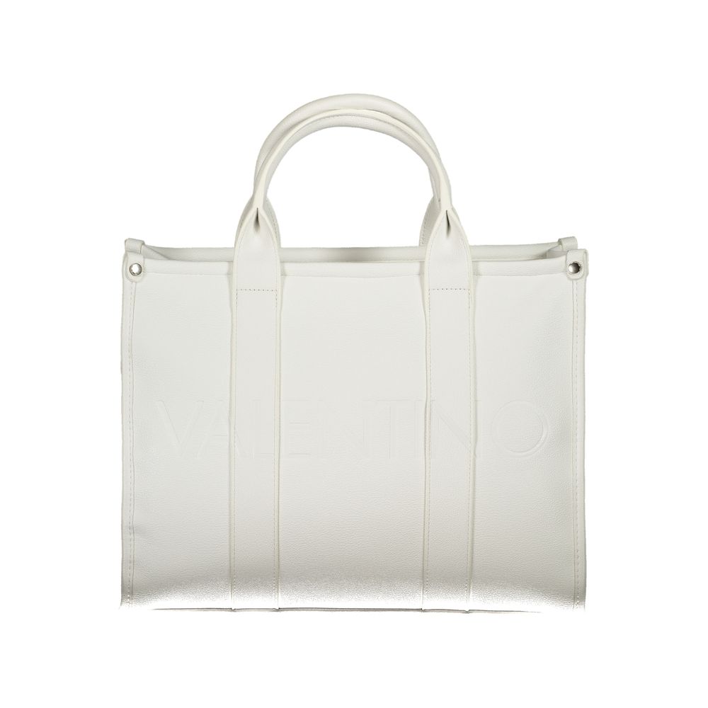 

Белая полиэтиленовая сумка Valentino Bags, Белый, Белая полиэтиленовая сумка Valentino Bags