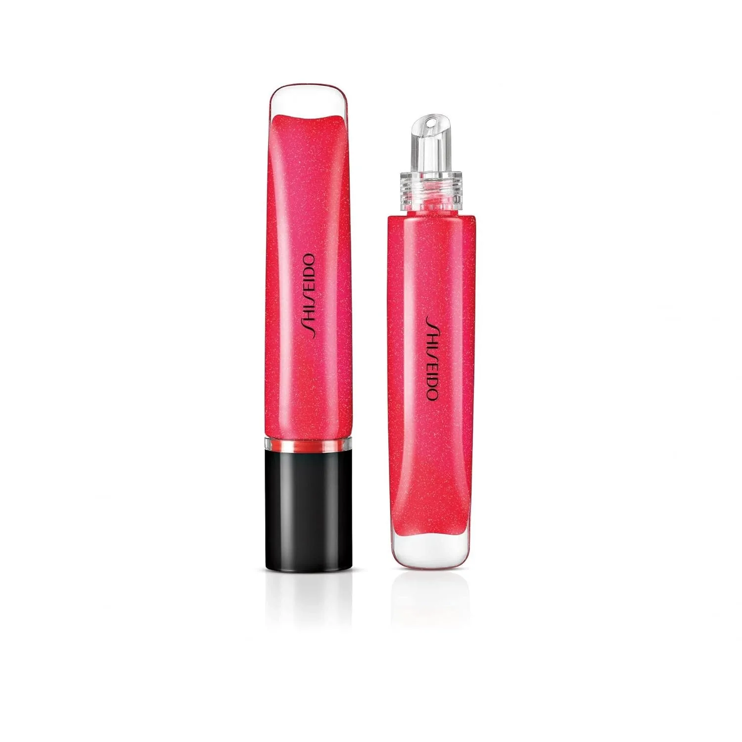Блеск для губ Shiseido Shimmer GelGloss - глянцевый блеск для губ с зеркальным кристальным финишем - увлажнение в течение 12 часов - невесомый и нелипкий., 07 - Shin-Ku Red
