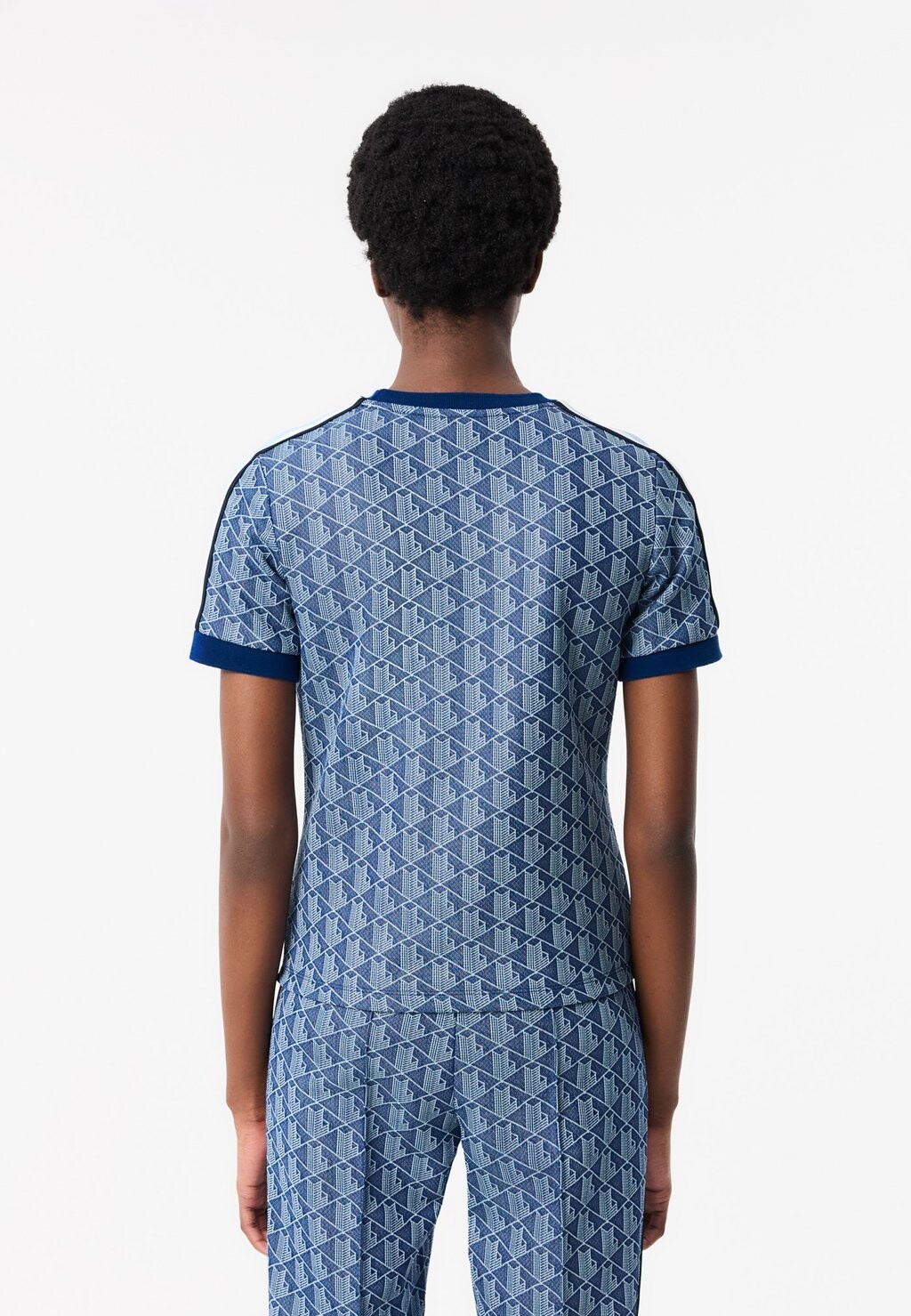 

Футболка с принтом Lacoste, синий
