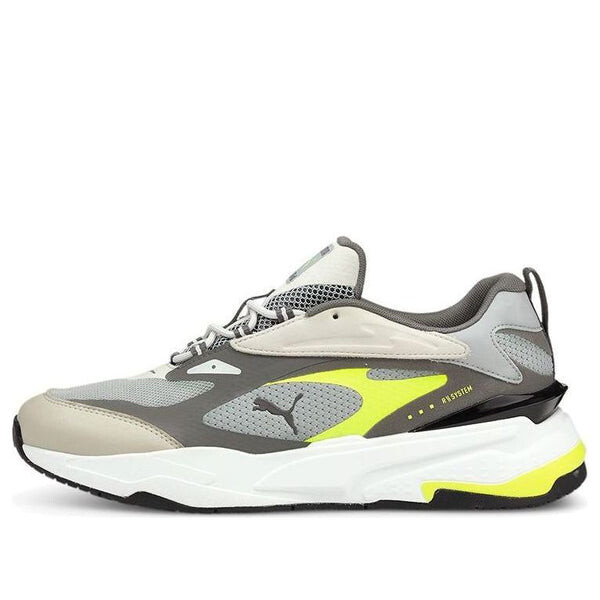 

Кроссовки rs-fast neon running shoes white/brown/yellow Puma, белый