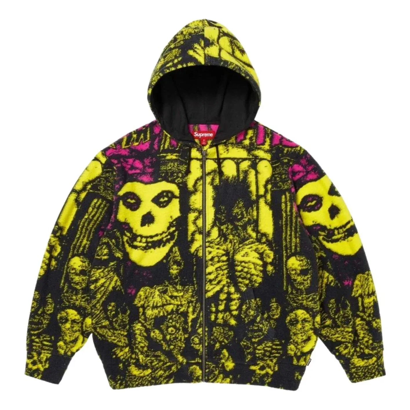 Толстовка Supreme x The Misfits SS26  с капюшоном на молнии 'Muticolor' SUP-SS26-153-MUTI, мультиколор