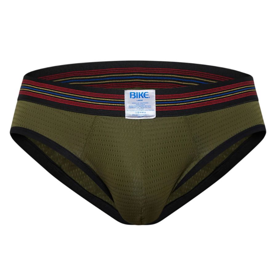 

Мужские сетчатые трусы - спортивное нижнее белье BIKE Athletic, Medium Green