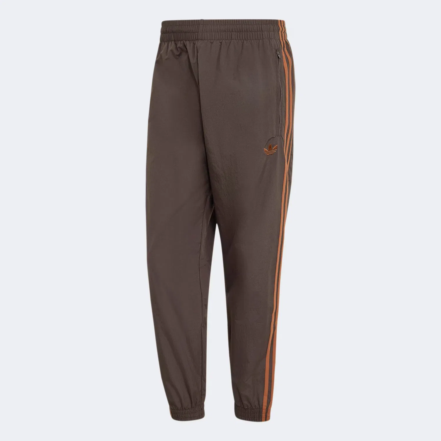 Зауженные брюки Adidas Originals Firebird коричневого цвета — фото 2