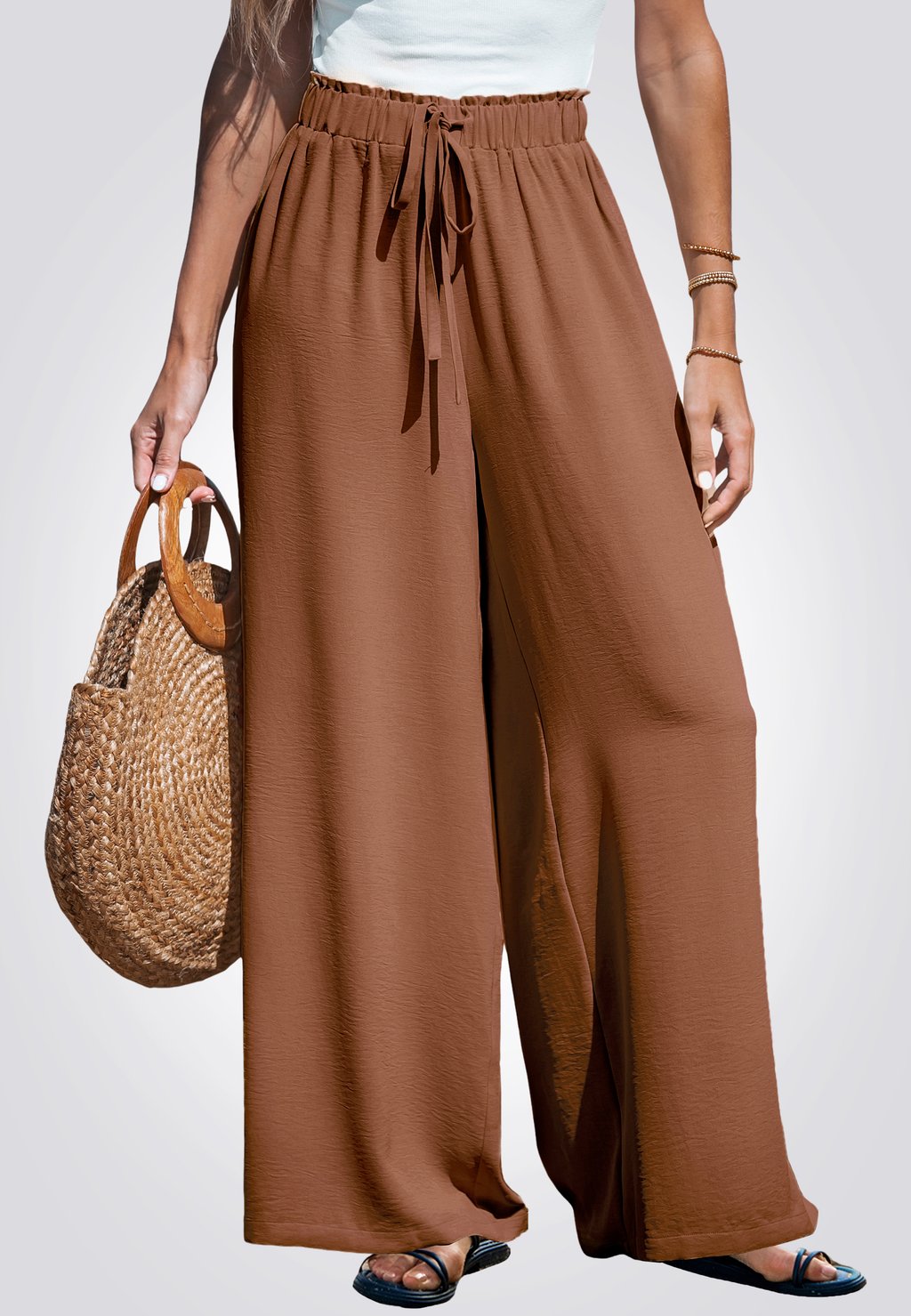

Брюки WIDE LEG Cupshe, темно-коричневый