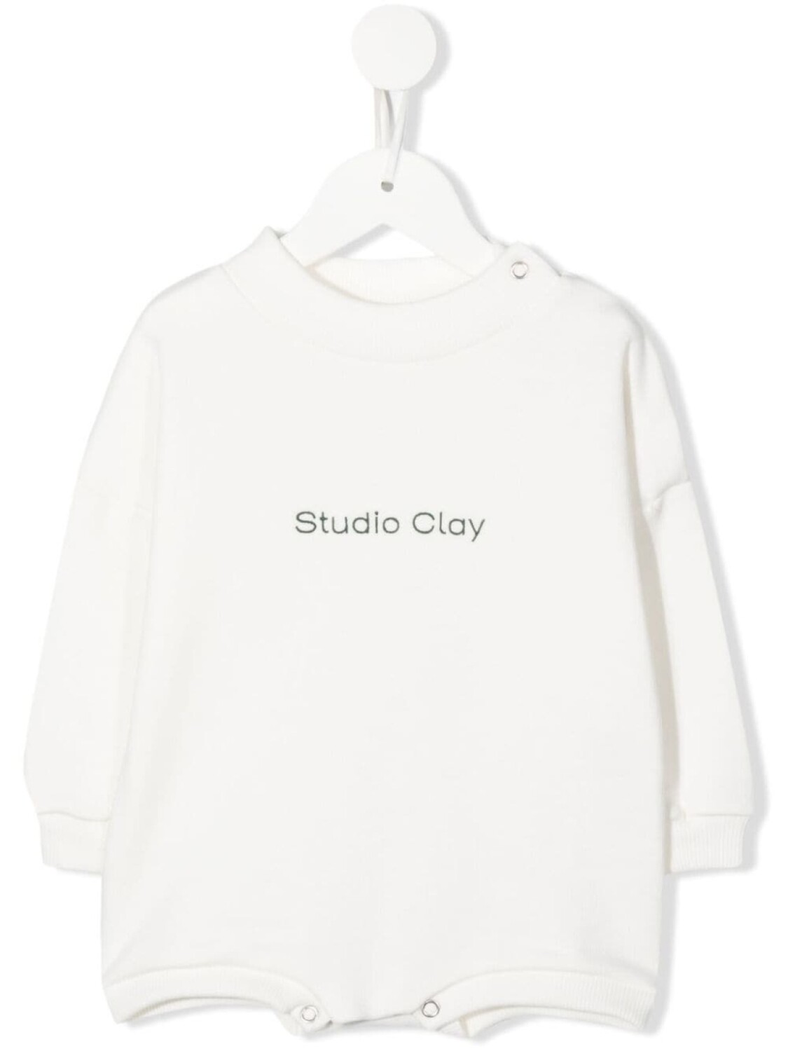 

Studio Clay ромпер из органического хлопка с логотипом, белый