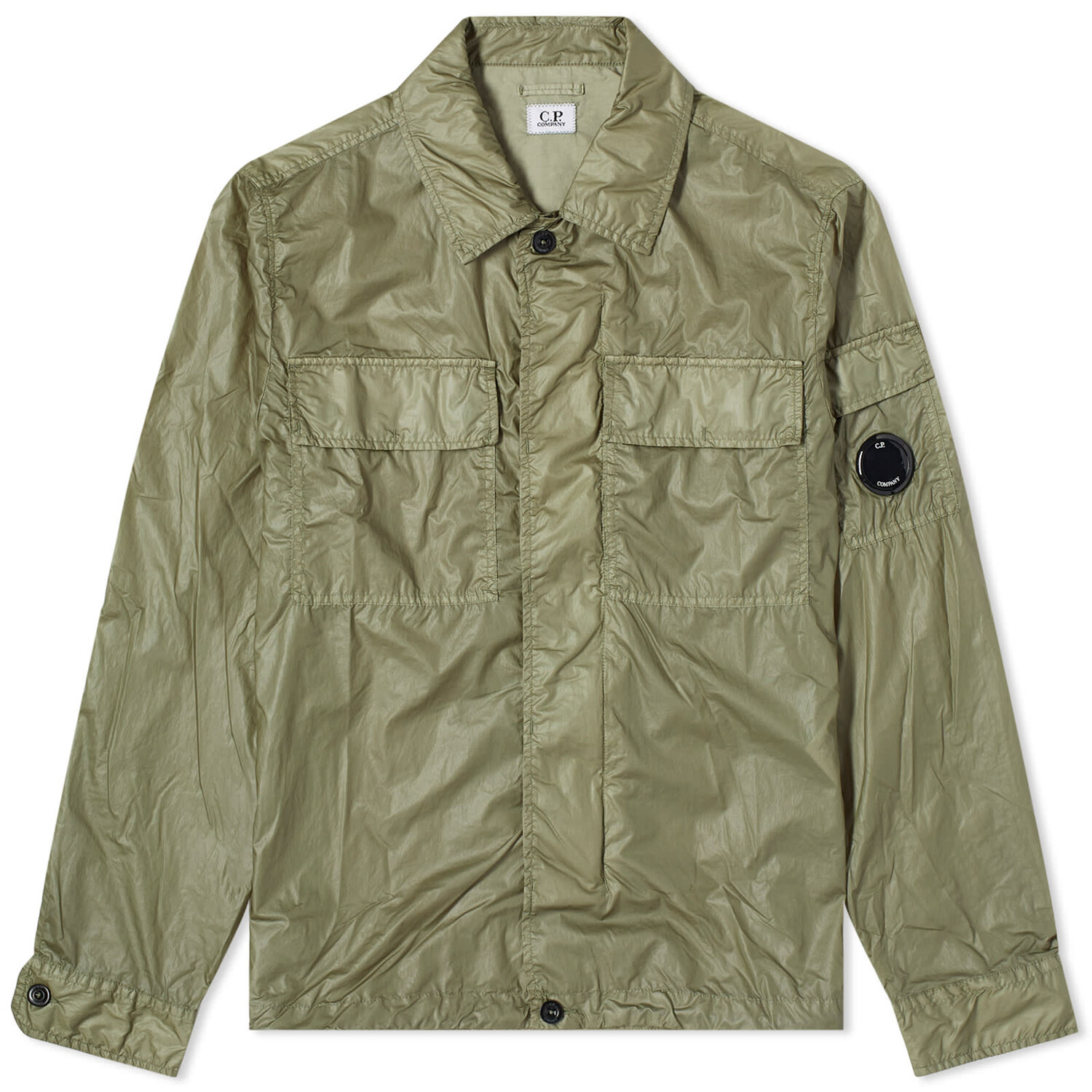 

Рубашка C.P. Company Cs Ii Lens Detail Shirt, цвет Agave Green