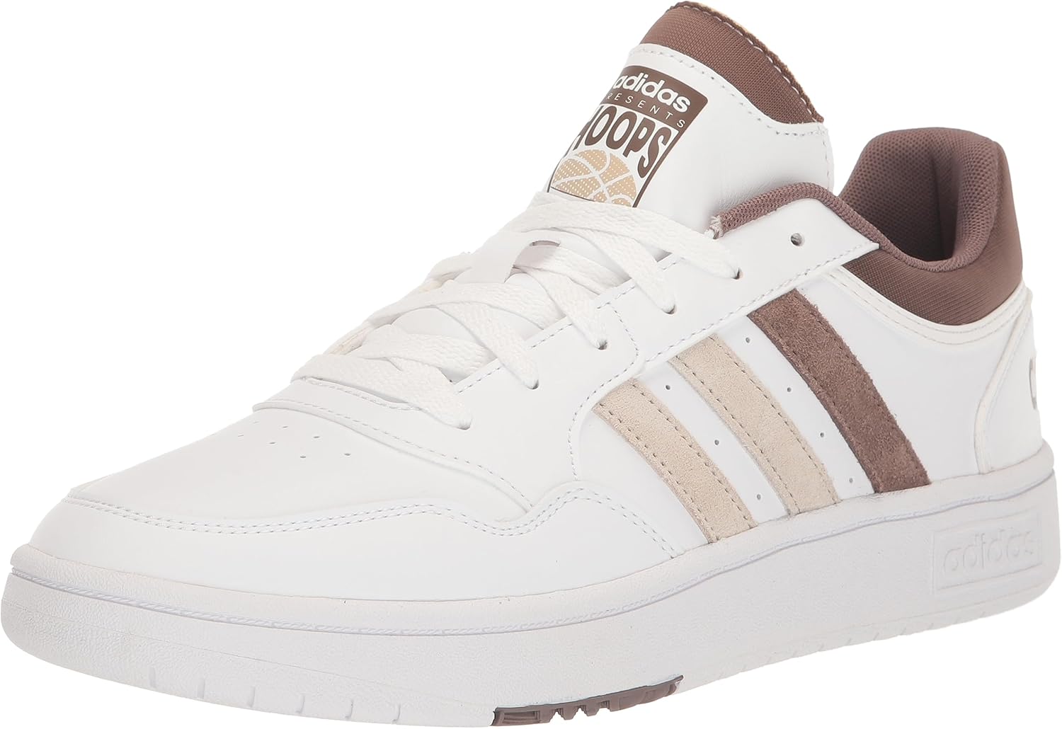 

Кроссовки Adidas Originals Mens Hoops 3.0, белый/бежевый