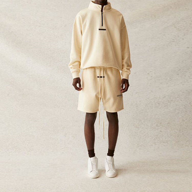 Спортивные шорты Fear of God Essentials SS21 Sweatshort 'Buttercream' FOG-SS21-566, бежевый — фото 4