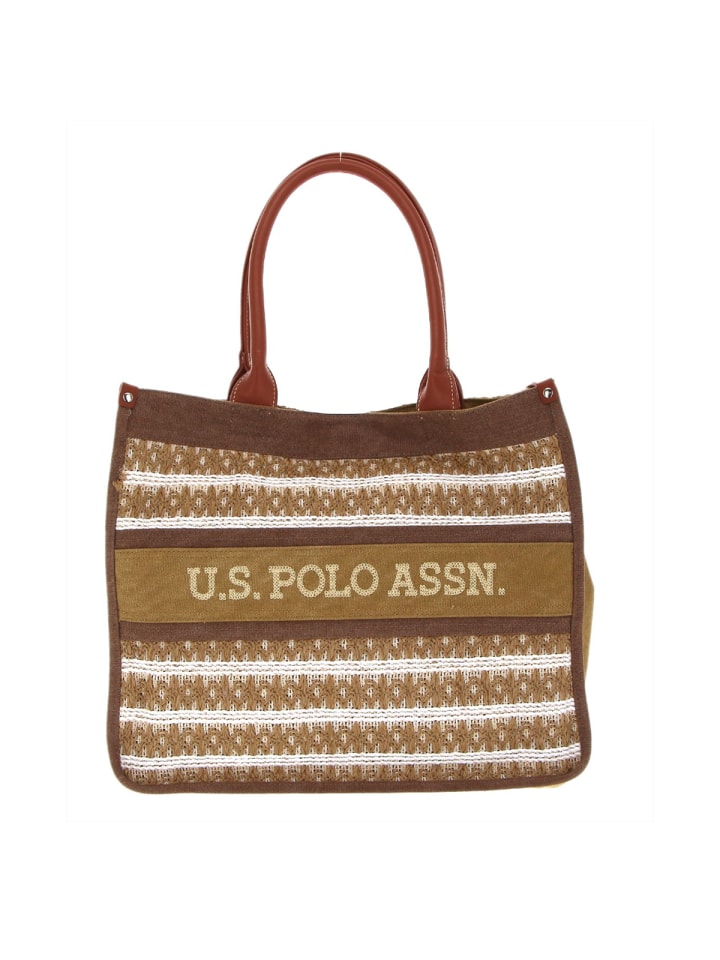 

Сумка шоппер U.S. Polo Assn., оранжевый