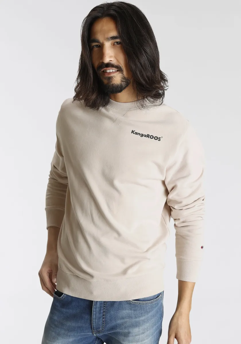 

Толстовка KangaROOS с надписью-логотипом, бежевый