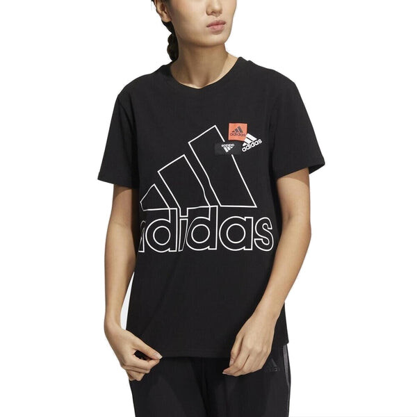 Футболка brd t-shirt 'black white' Adidas, черный — фото 3