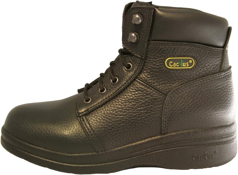 Мужские ботинки Cactus 6 6600 с противоскользящей подошвой Cactus Work Boots, черный — фото 2