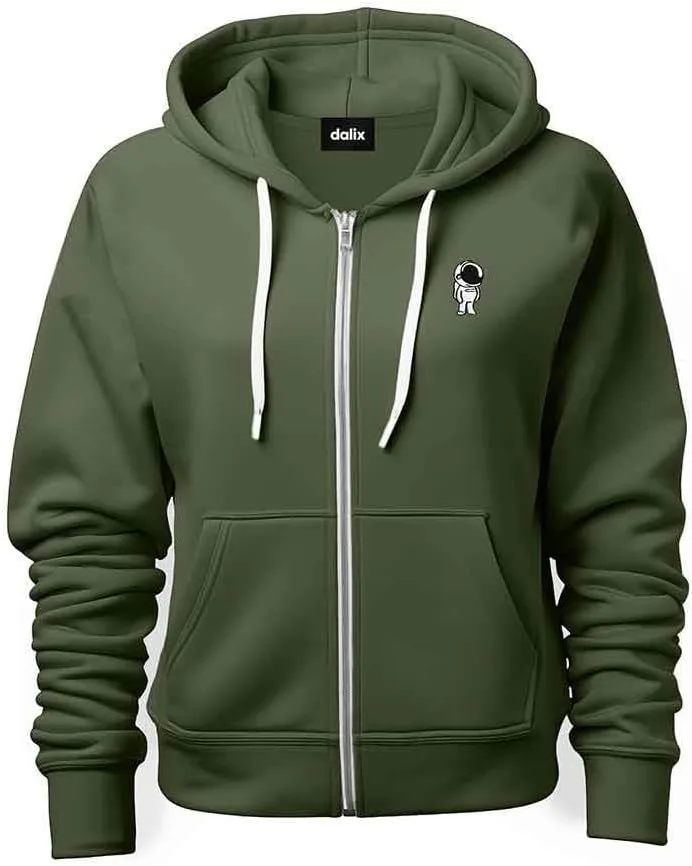 

Толстовка DALIX Astronaut с вышивкой, на молнии